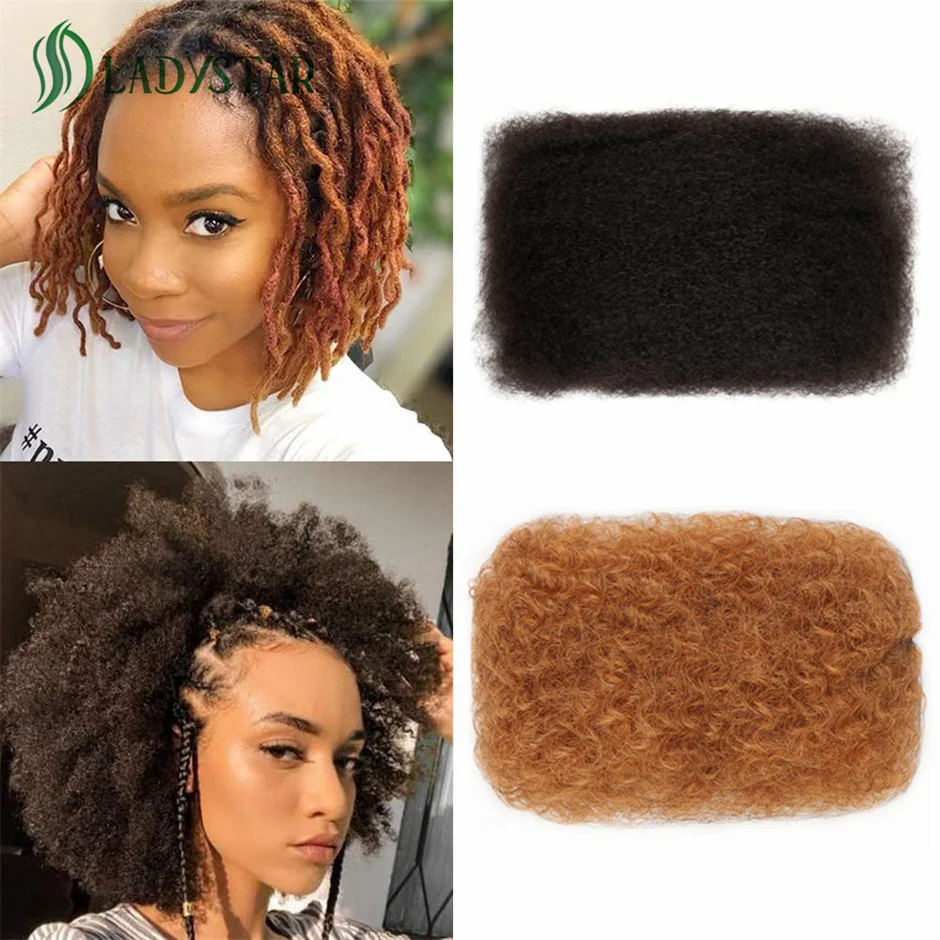 Brazilian Remy Hair Afro kinky Curly Bulk Human Hair For  display picture 1