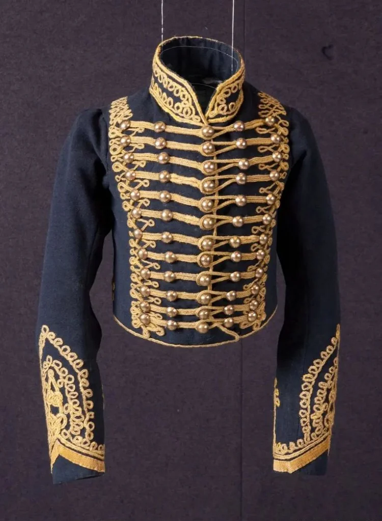 Napoleonic Uniform Men's Gothic Military Hussar Jacket Regency Officer Soldier Coat Victorian Civil War Parade Drummer Costume - Image 4