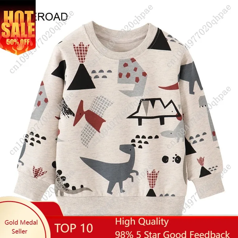

SAILEROAD Spring New Boys 2-7 Years Clothes Cotton Outerwear Cartoon Dinosaurs Baby Tops Girls Kids Toddler Hoodie Sweatshirts