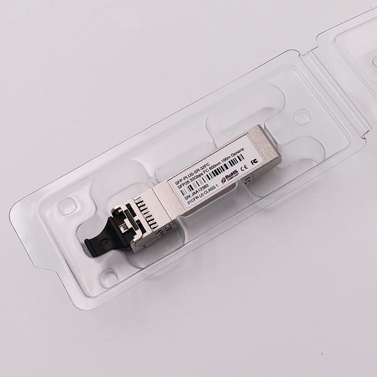 

SFP-PLUS-SR-32FC SFP28 32 Гбит/с FC 100 м Универсальный код Оптический модуль приемопередатчика Многомодовый продукт 850 нм LC Дуплекс SFP28-32G85-SW