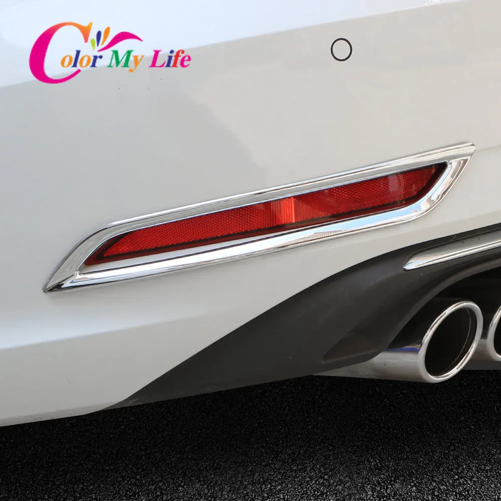 Copertura fendinebbia posteriore per Audi A3 8V 2013 2014 2015 2016 2017 2018 2019 fendinebbia telaio della lampada trim ABS Chrome Car Styling accessorio