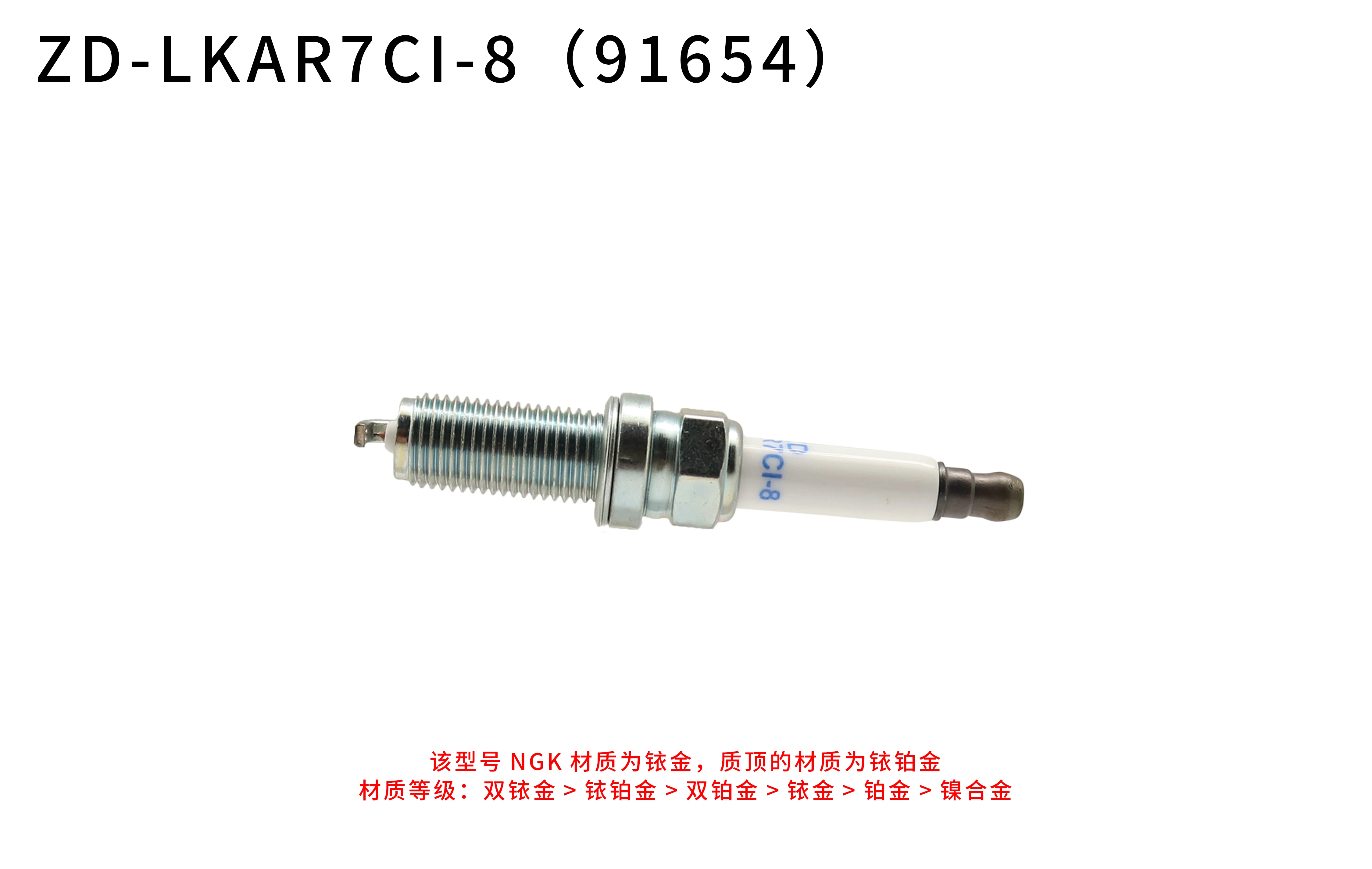 4PCS Original 91654 LKAR7CI-8 New Laser Iridium Spark Plug For Buick Encore2013-2019 Excelle Chevrolet TRAX2014-2019 1.4T