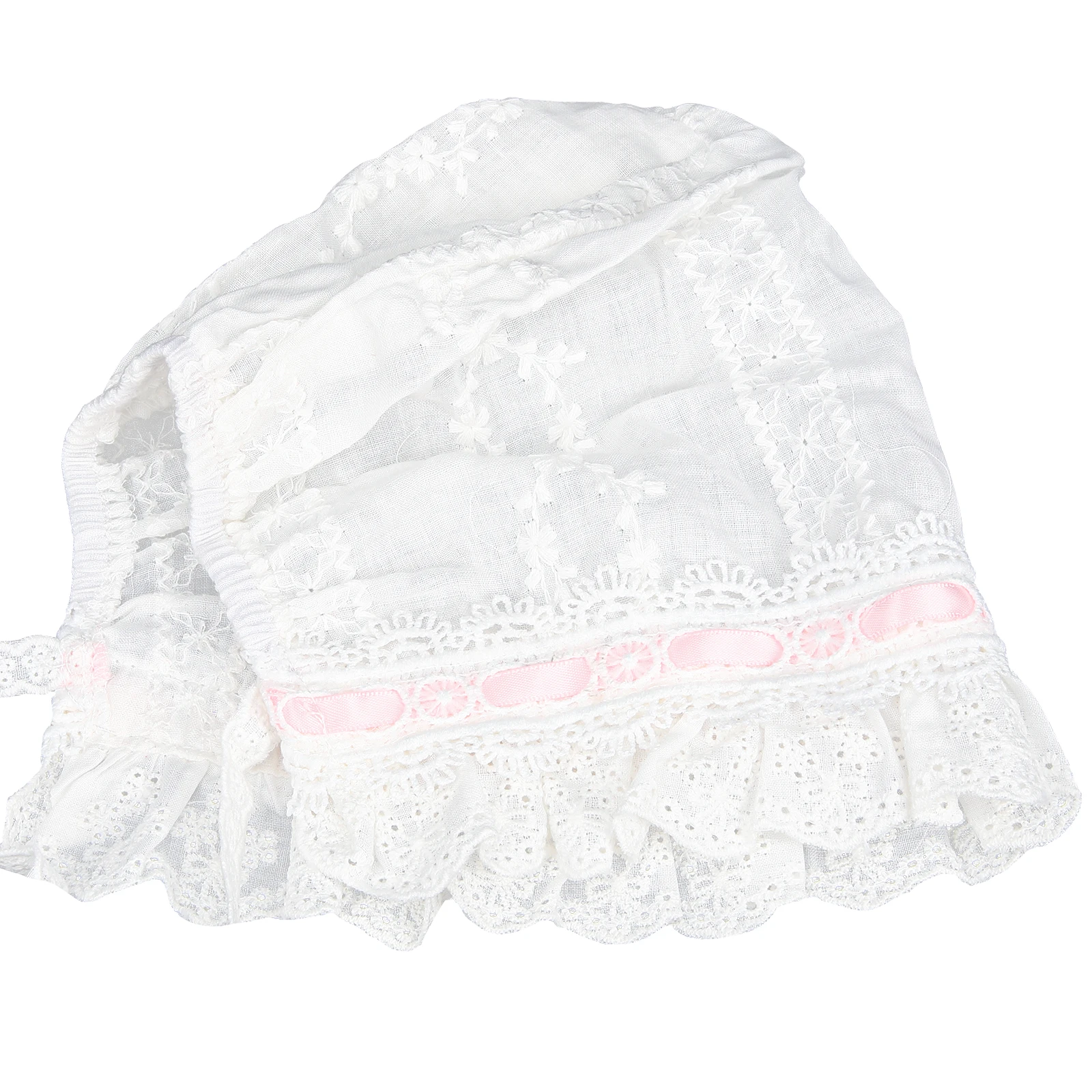 

6pcs Newborn Baby Hats Winter Warm Girl Boy Sun Visor Kids Hat Bonnet White Child Foldable 0-6 Months Infant Toddler