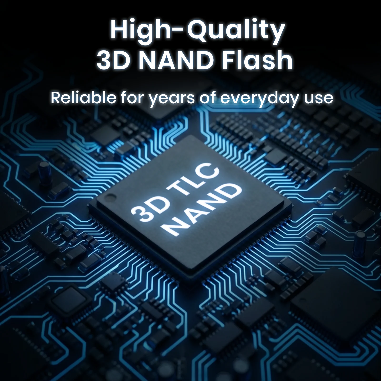 Taimi 2,5-calowy dysk SSD SATA III - prędkość do 550 MB/s, 3D NAND TLC, szybka aktualizacja pamięci masowej do komputera PC — zdjęcie produktu 3