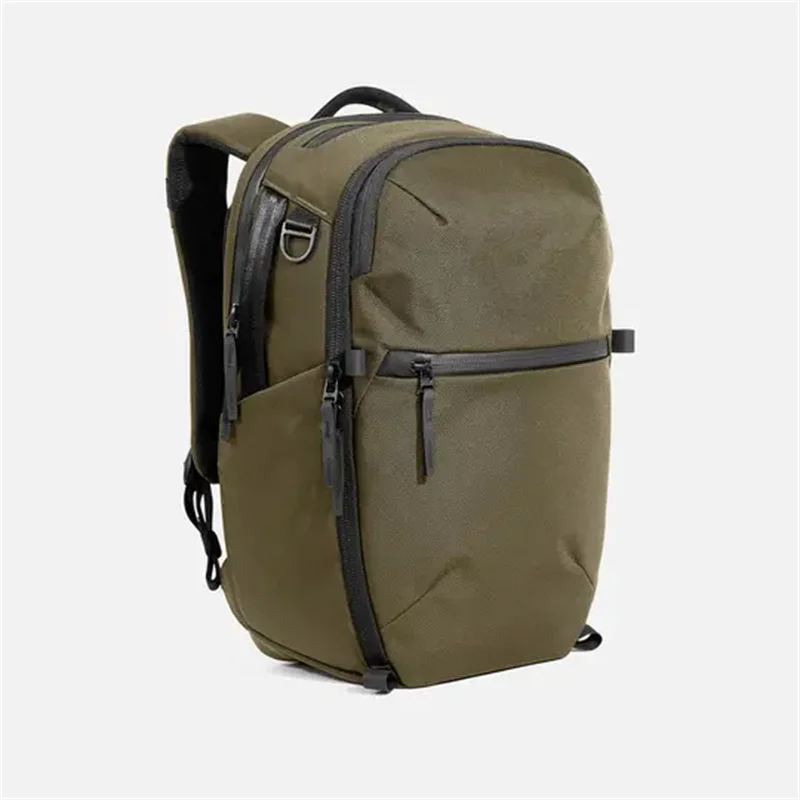City Pack Pro 2 Nylon Olivgrün 24L Rucksack Wasserdichter Laptop-Tagesrucksack für Pendeln, Stadt, Reisen, Freizeit, Arbeit, EDC
