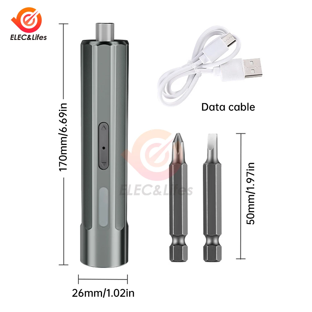 Mini Cordless Electric Screwdriver Rechargeable 2000mah Adjustment Power Drill Multi-function Disassembly Torque Repair Tools