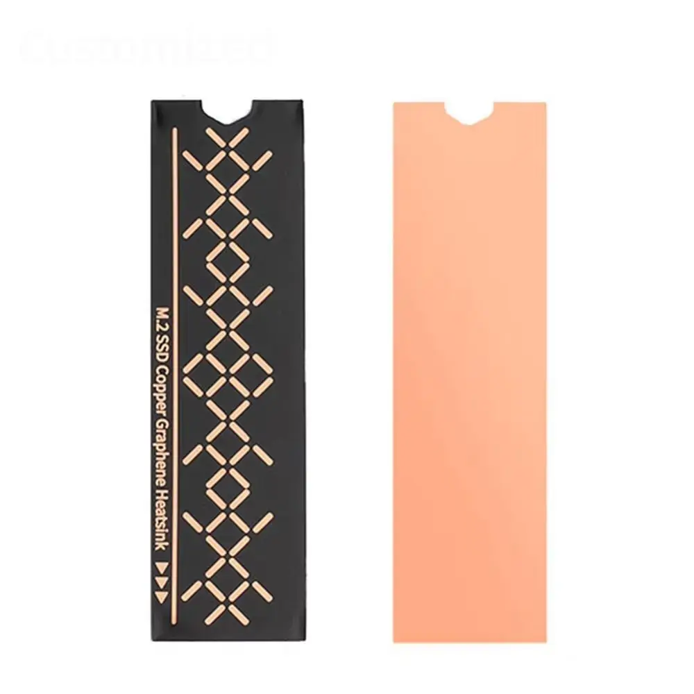 Compact Graphene SSD Heat Sink Fast Heatsink Thin Profile NVMe Radiator Copper Foil Layer M.2 SSD Cooler Computer Cooling