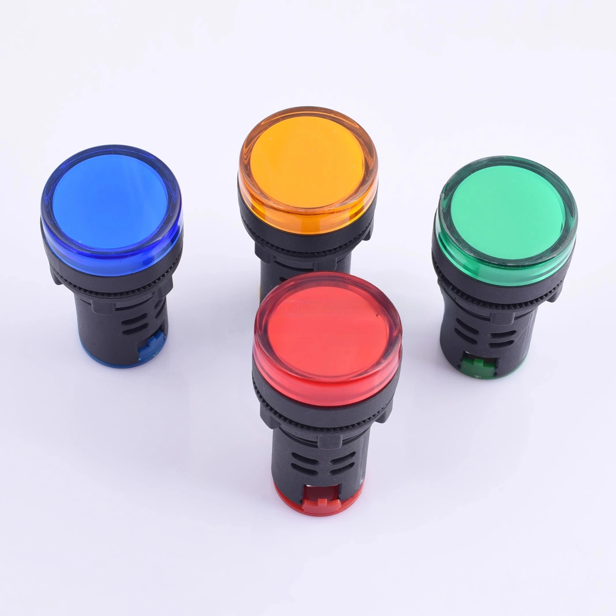 

5V12V24V220V380V красный, желтый, зеленый, синий и белый светодиодный индикатор SMD φ 22 мм