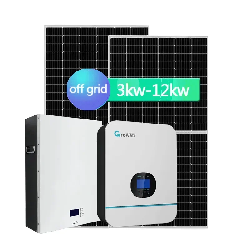 Complete Set Solar Energy Power Storage System 5000W 3Kw 5Kw 6Kw 8Kw 10Kw Hybrid Solar Panel Electric Power Generation Kit