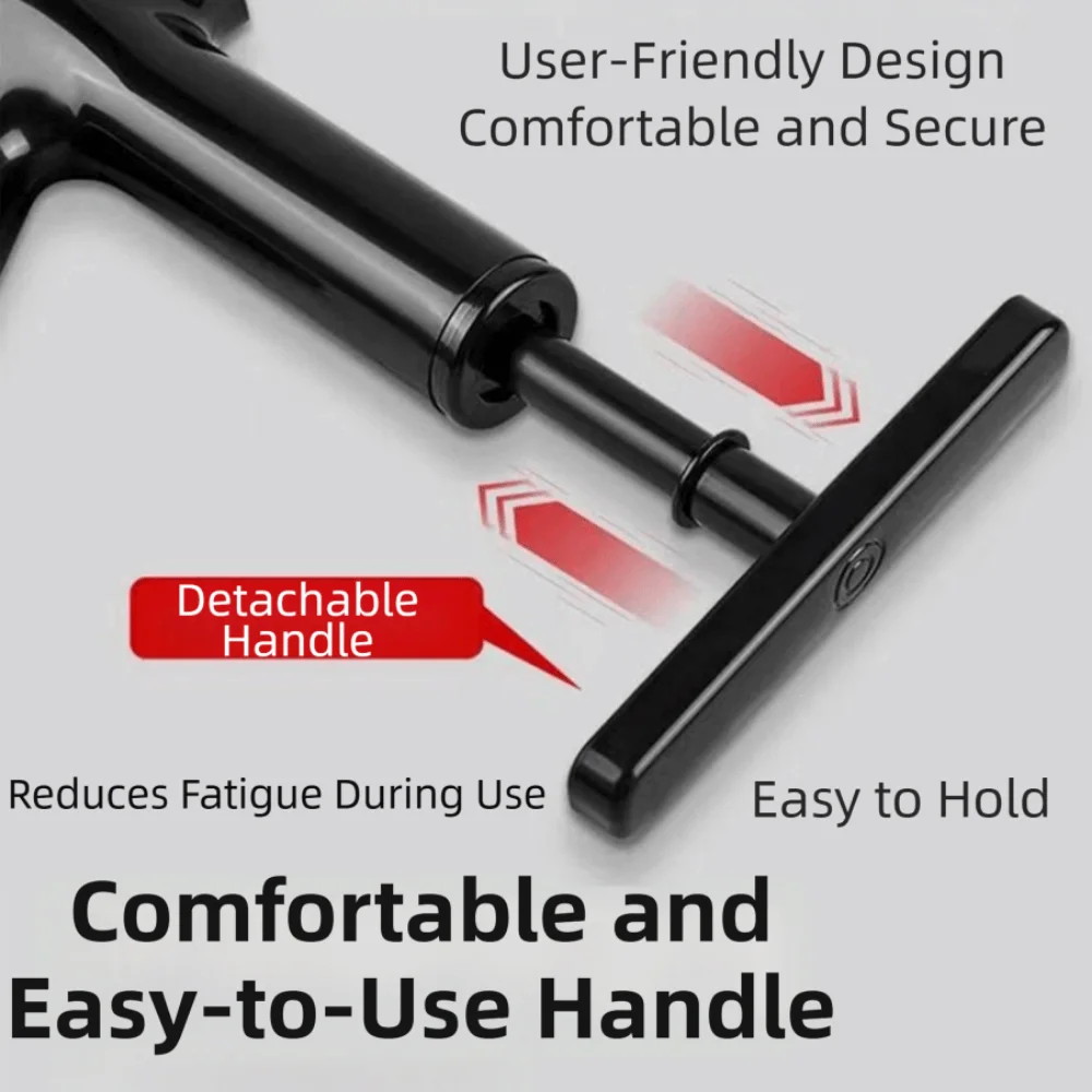 

High Pressure Toilet Cleaning Tool Pneumatic Pipe Plunger Drain Unclogging Device Manual Replacement Head Dredge Clog Remover