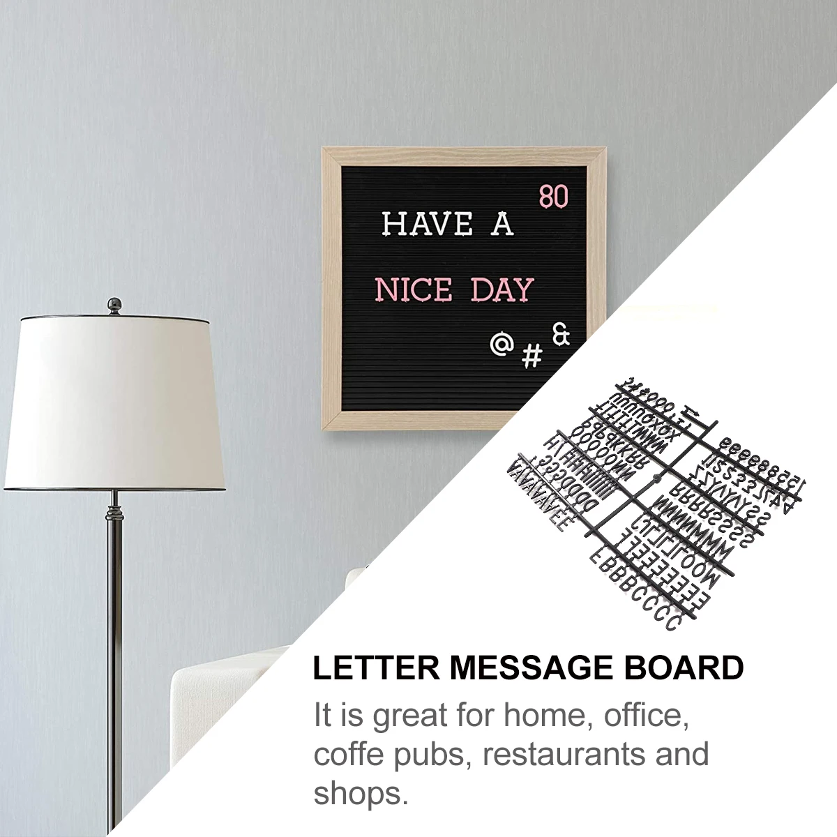 Plastic Board Message Board Plastic Letter Board Convertible Letter Board Felt Letter Board