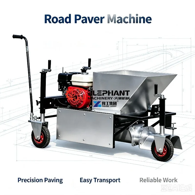 Hot Sale 400mm Small Concrete Road Curb Kerb Making Machine Mini Mobile Curb Forming Construction Equipment