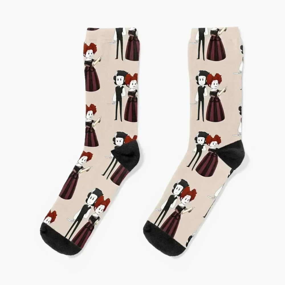 

Sweeney, Todd, Mrs, Lovett, Best, Unisex, Trending, Handmade, Gift, Idea, Customize Socks hiking Christmas Socks For Girls Men's