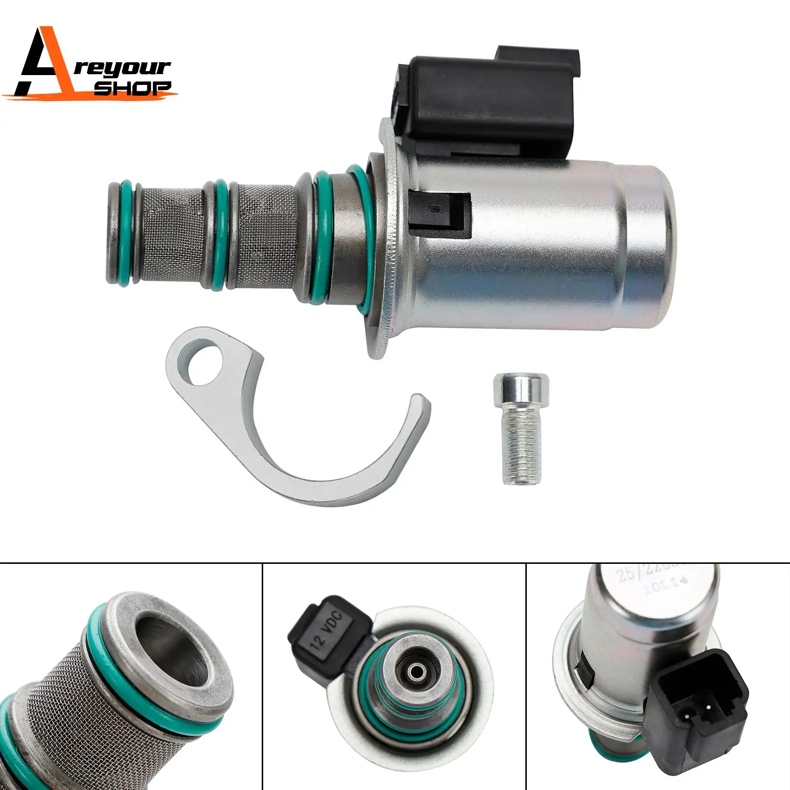 Areyourshop 459/M2874 25/220804 for JCB Backhoe Loaders 3CX 4CX Solenoid Valve Assembly