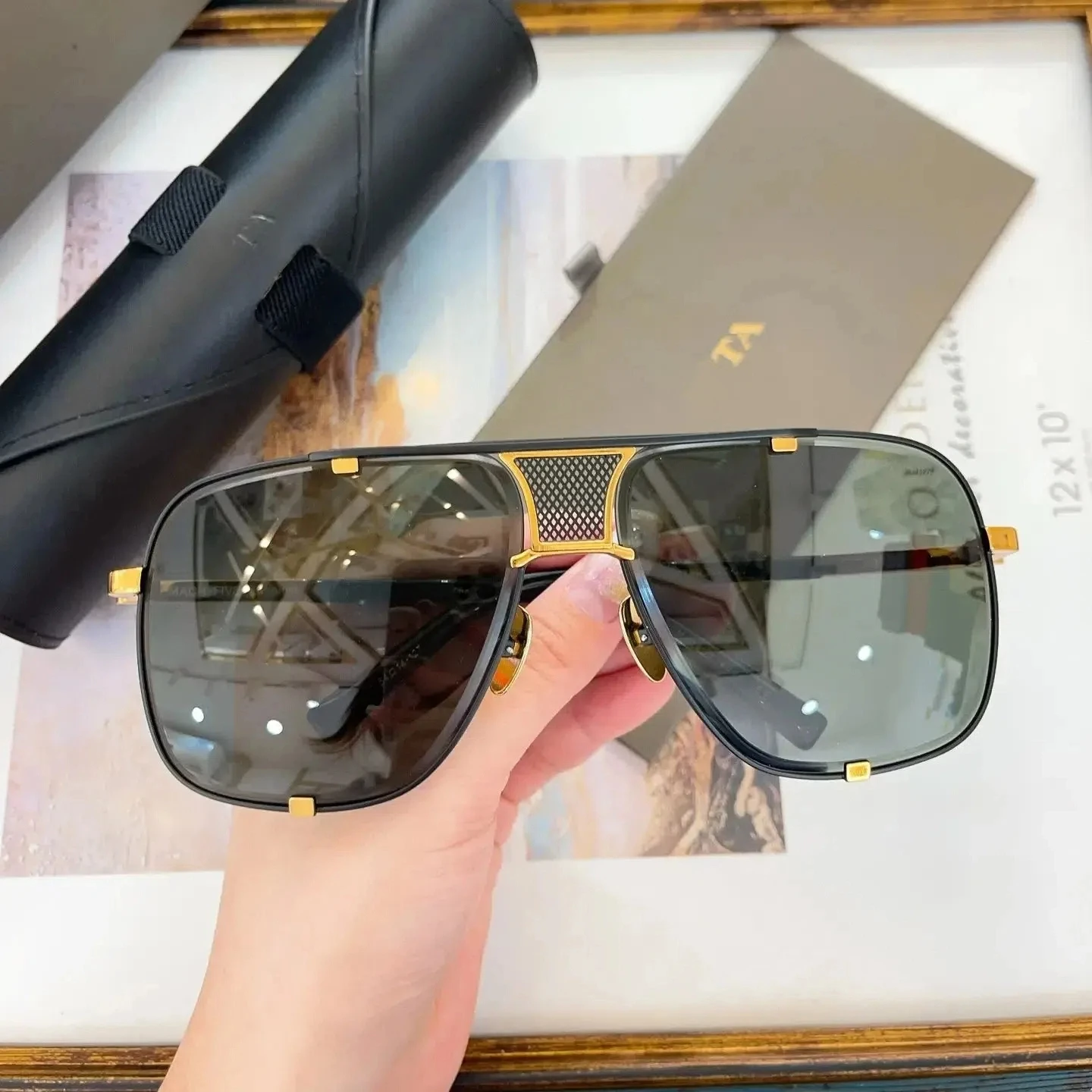 

New For DIYTA DT DRX-2087 MACH FIVE Trendy LIMITED EDITION Womens Sunglasses Luxury Premium Leisure Men's Sun Glasses With Box