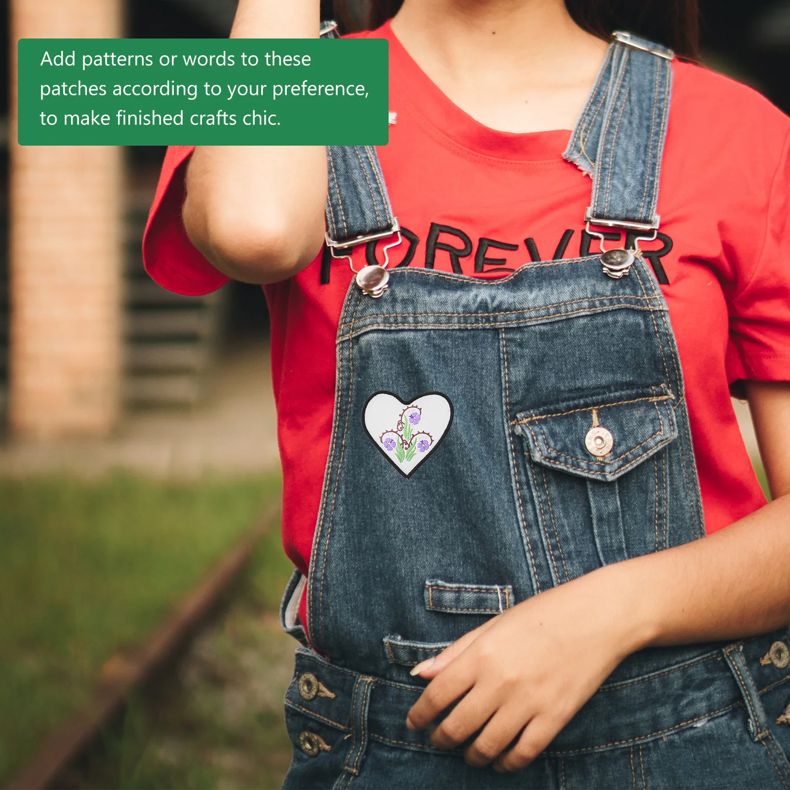 

10Pcs DIY Blank Sublimation Iron-on Patches Heat Transfer Patch for Clothes Hats Craft Repair Decorative Patches