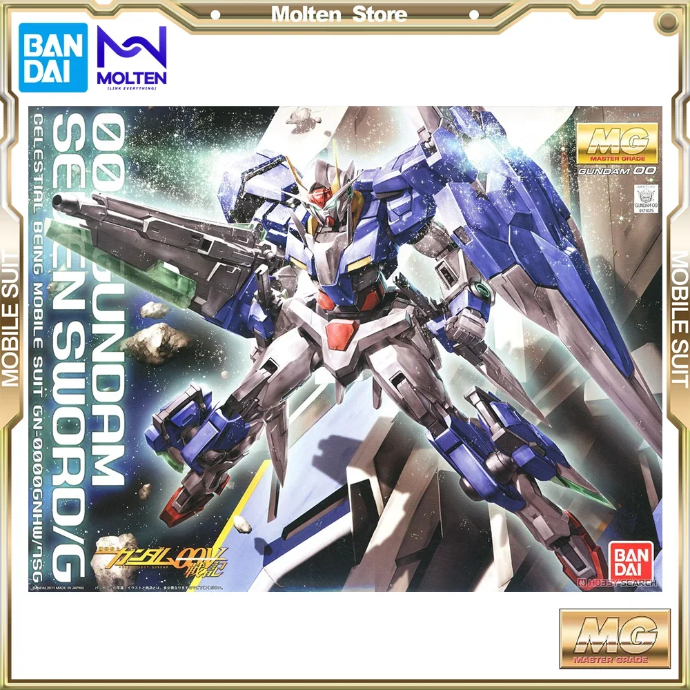 

BANDAI MG OO 00 Gundam Seven Sword /G масштаб 1/100 мобильный костюм Gundam 00 (Double O) Набор для сборки модели Gunpla