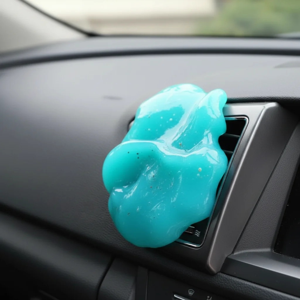 Car Cleaning Gel for Keyboard and Auto Interior Dust Removal Non-Toxic 1Pc