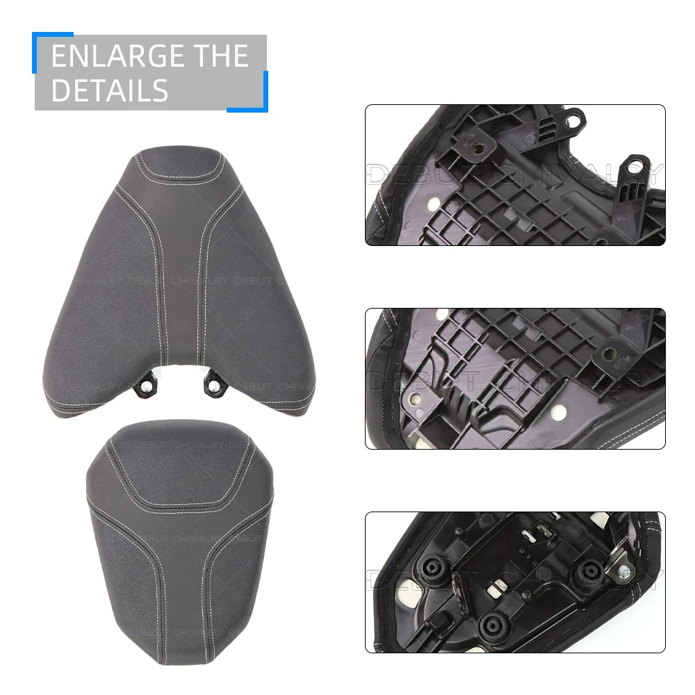 Comfort Seat For YAMAHA MT-07 2025 MT07 GP Motorcycle Rear Pillion Seat Cushion Pressure Relief Comfortable Driver Passenger Pad
