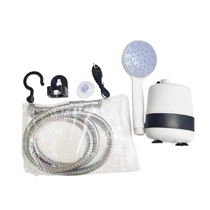

Portable Shower Camping Outdoor Shower Handheld Electric Shower Battery Powered Compact Handheld Rechargeable Camping Showerhead