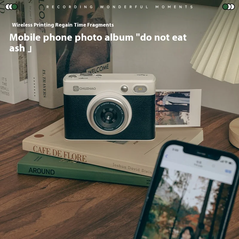 D1 Pro Instant Camera HD Mini Cameras Phone Photo printing Retro Digital Camera Wifi Portable Small CCD Camera with Memory Card