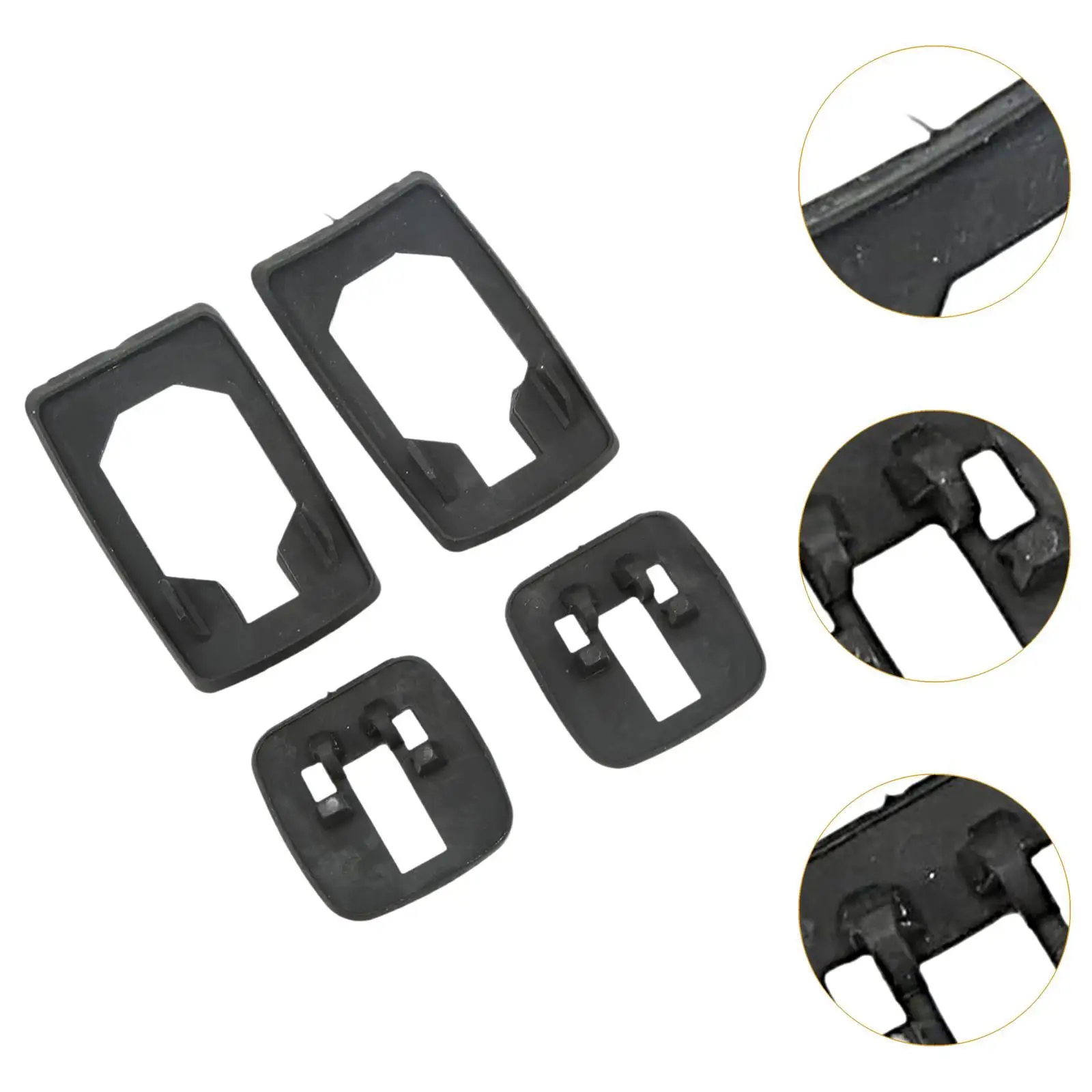 

4 Pieces Car Door Handle Seals Door Handle Fittings Replaces Easy to Install