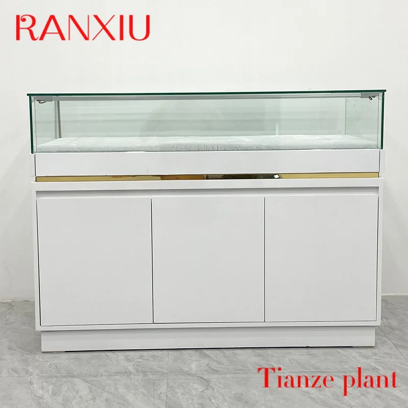 CustomJewelry Store Showcase Display Shelves Jewelry Shop Furniture Tower Jewelry Display Cabinet Glass