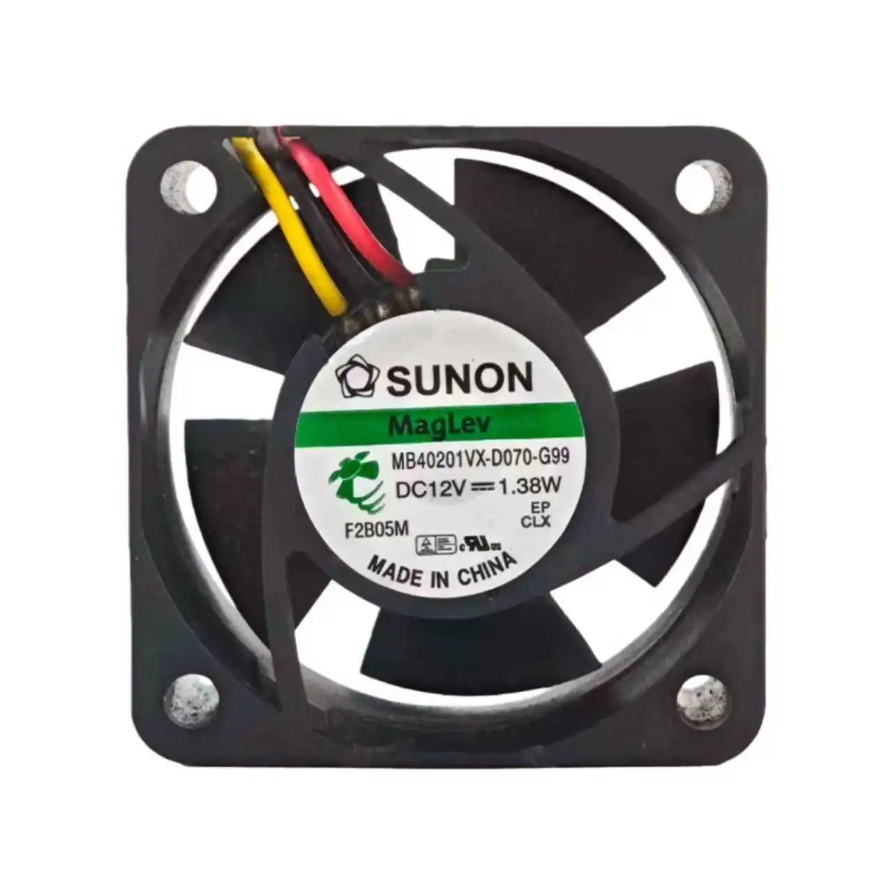 Original For SUNON MB40201VX-D070-G99 DC 12V 40mm Fan 4020 MagLev 8200RPM 10.8CFM High Airflow 3D Printer Server Cooler Fan