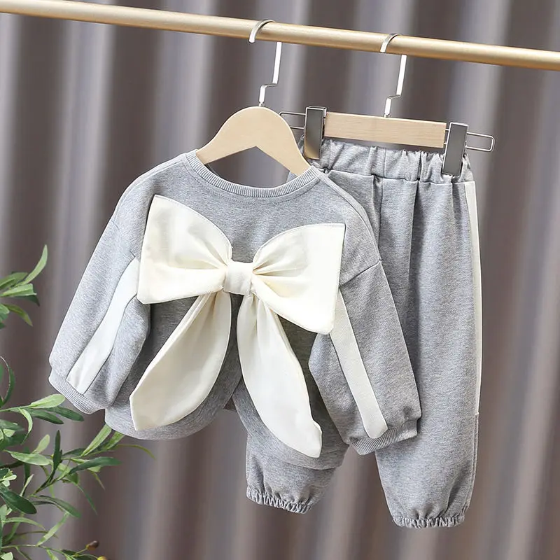 Girls Sweatshirts +Pants Kids Sets Children\'s Set 2PCS/Set 2023 New Arrive Spring Autumn Jogging Suit High Quality Child Clothin