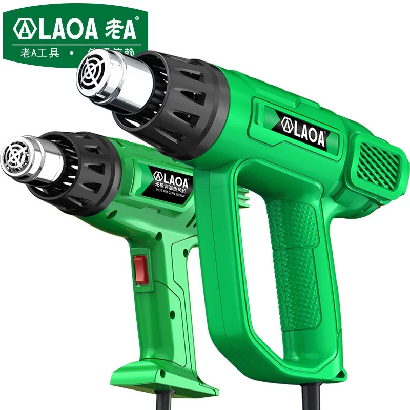 Digital Display Heat Gun Electronic Repair Film Portable Baking Gun High Power Industrial Shrink Film Blower