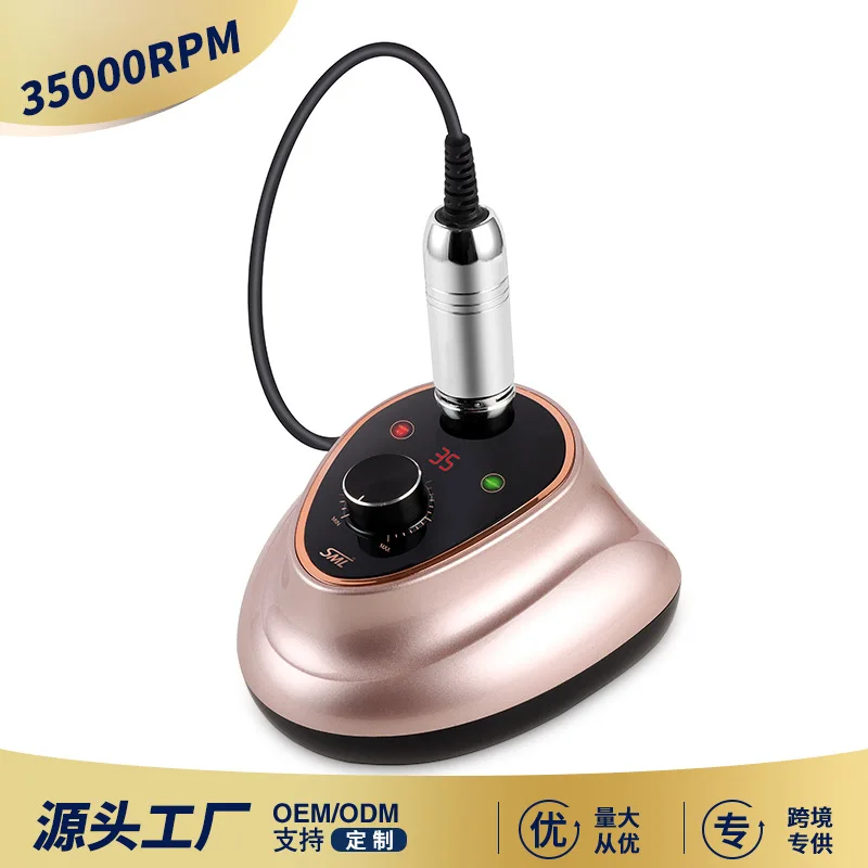 Sml-高速電動ネイルポリッシャー,35000rpm,タッチスクリーン,マニキュア用実装,220V