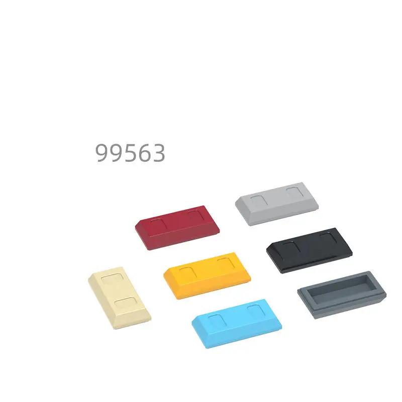 431pcs MOC Compatible Parts 99563 & 13954 67117 95349 96910 934455 Tile Special 1 x 2 with Sloped Building Blocks Bricks DIY