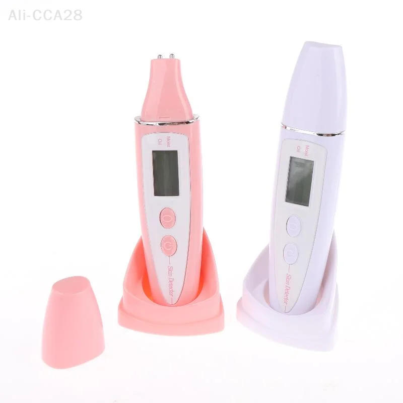 Vochttest Pen Huidverzorging Tester Gereedschap Gezichtsvochtigeranalysator Hydratatiemonitor Waterdicht LED-display