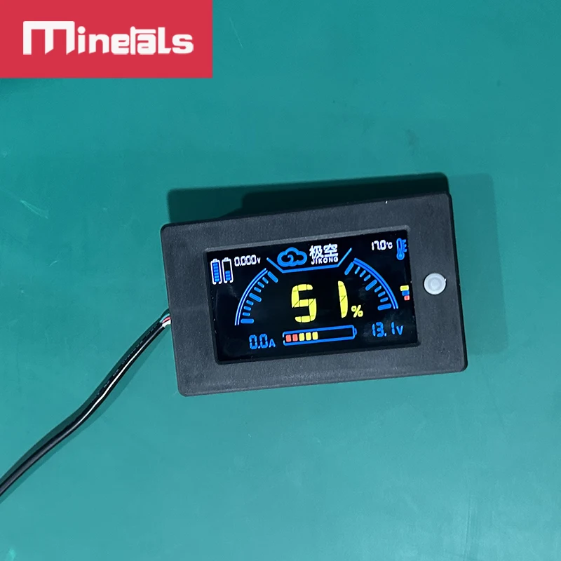 Nuevo display LCD Jikong de 3.2 pulgadas para corriente, voltaje, temperatura, SOC para Jikong Smart BMS JK LCD 4