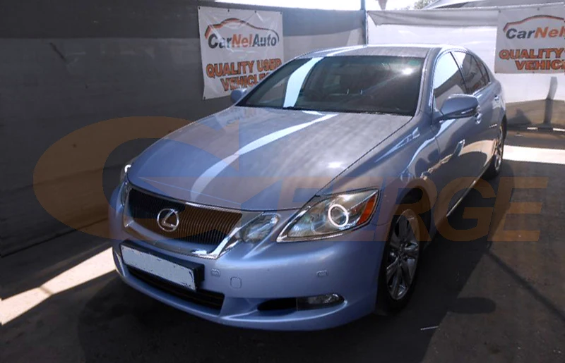 Dla LEXUS GS300 GS350 GS430 GS450 GS460 450h 2006-2011 Ultra jasny COB zestaw Led oczy anioła Halo pierścienie akcesoria samochodowe