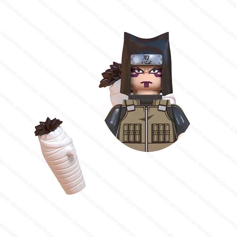 41 Stile Anime Naruto Mini Humanoide Baustein-Figuren mit Assistenten Indora Uchiha Obito Itachi Kakashi Jiraiya Figuren-Spielzeug
