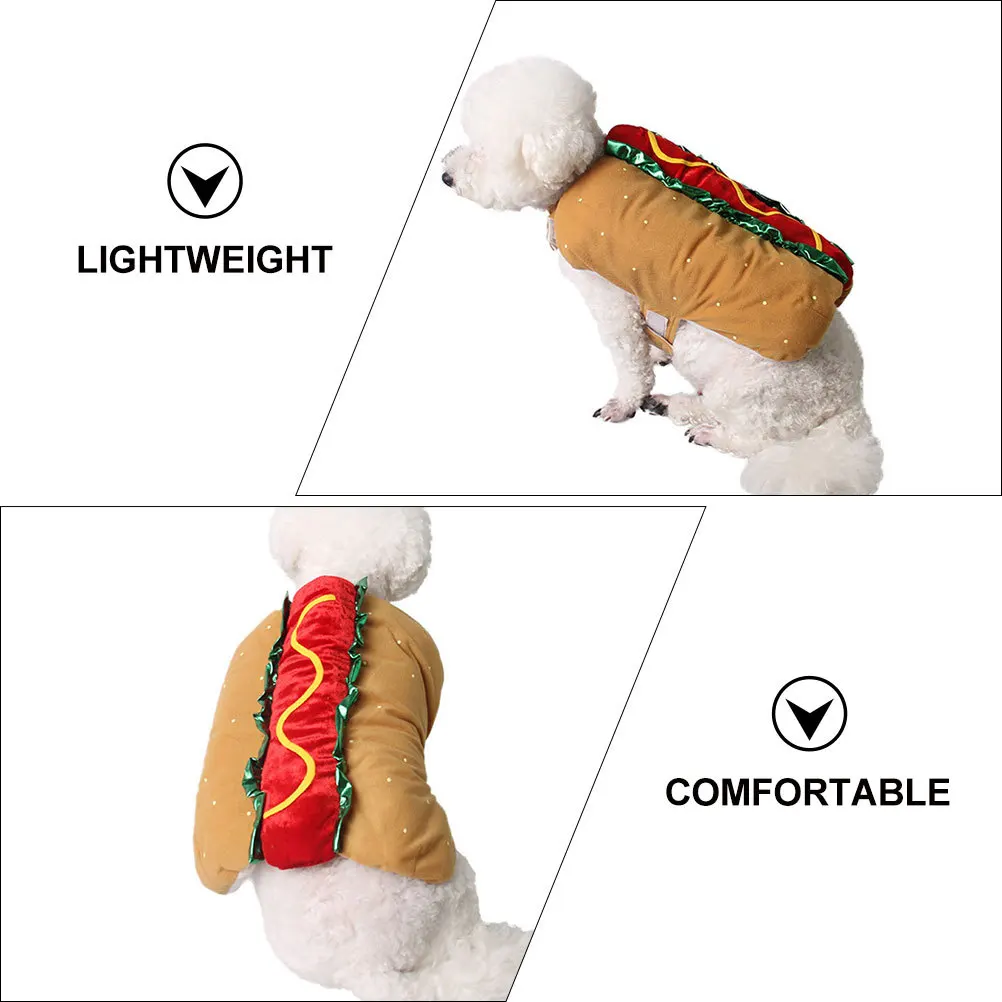 

1pc Christmas Pet Costume For Dog Cat Warm Clothing Festival Outfit Creative Decorative Pet Wear