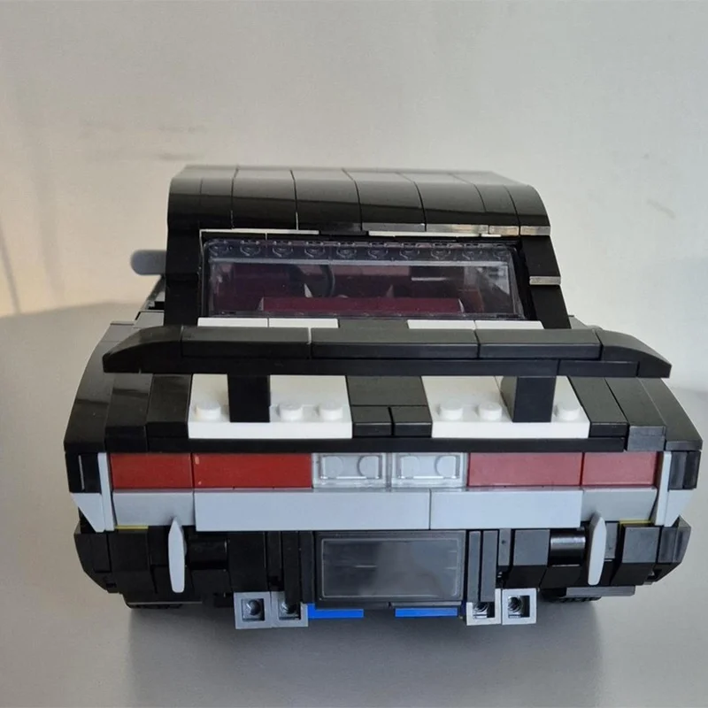 1300 قطعة MOC دودج تشالنجر R T الخالق نموذج اللبنات هدايا عيد الميلاد العمارة تجميع لتقوم بها بنفسك لعبة التعليم عيد ميلاد