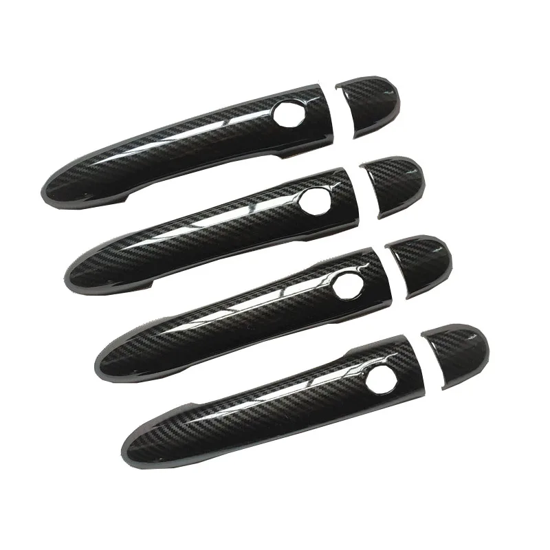 Plastic Imitation Carbon Fiber fit for Renault LAGUNA 3 Iii Mk3 Handles Covers Car Accessories Door Handle Cover Trim