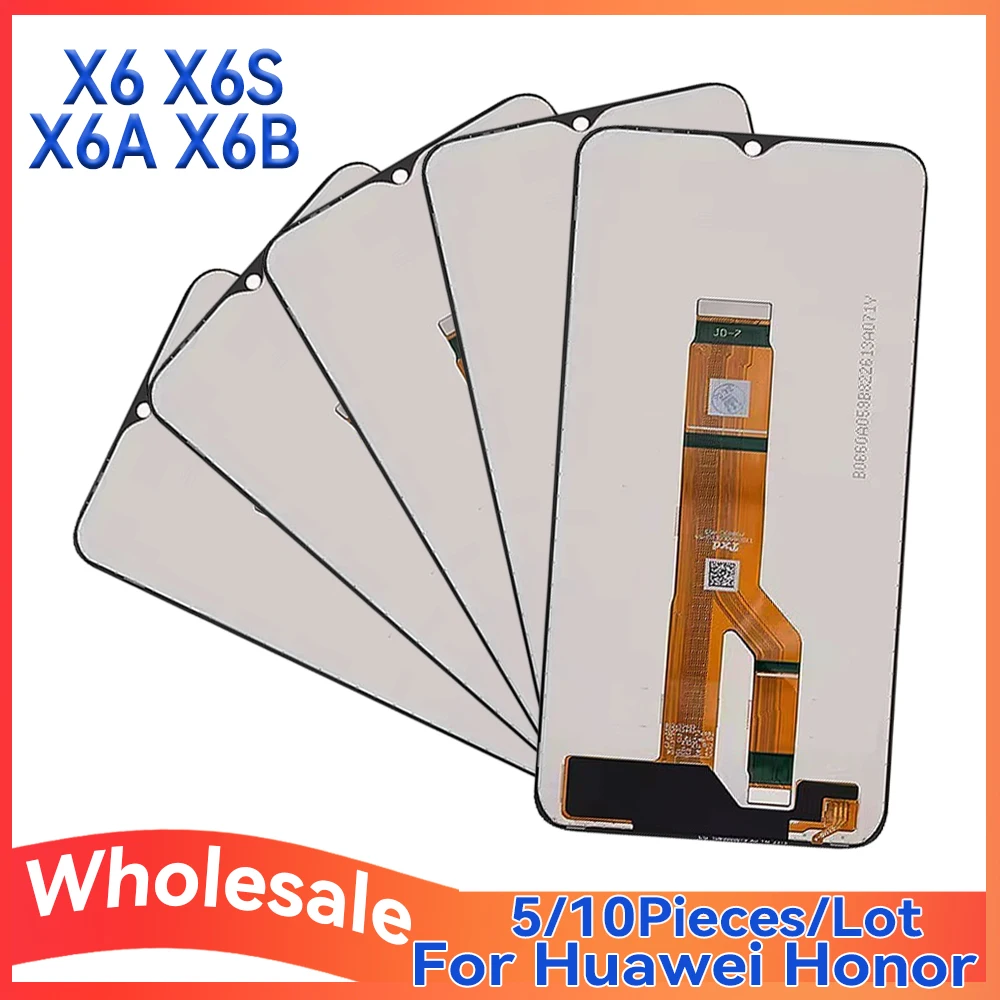 

Оптовая продажа, 5/10 шт. в партии для Huawei Honor X6 X6S, ЖК-дисплей с сенсорной сборкой для Honor X6A X6B