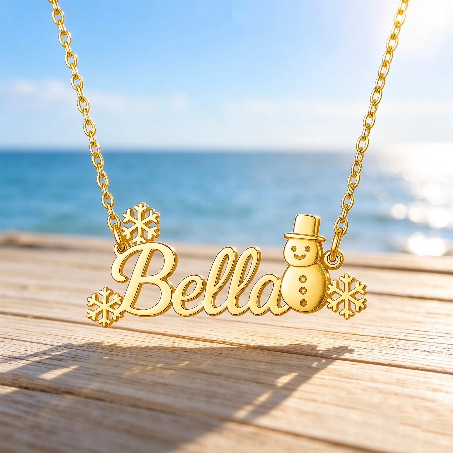 Custom Hat Name Necklace Personalized Branch Choker Bespoke Christmas Antlers Necklaces For Women Xmas Stainless Steel Jewelry