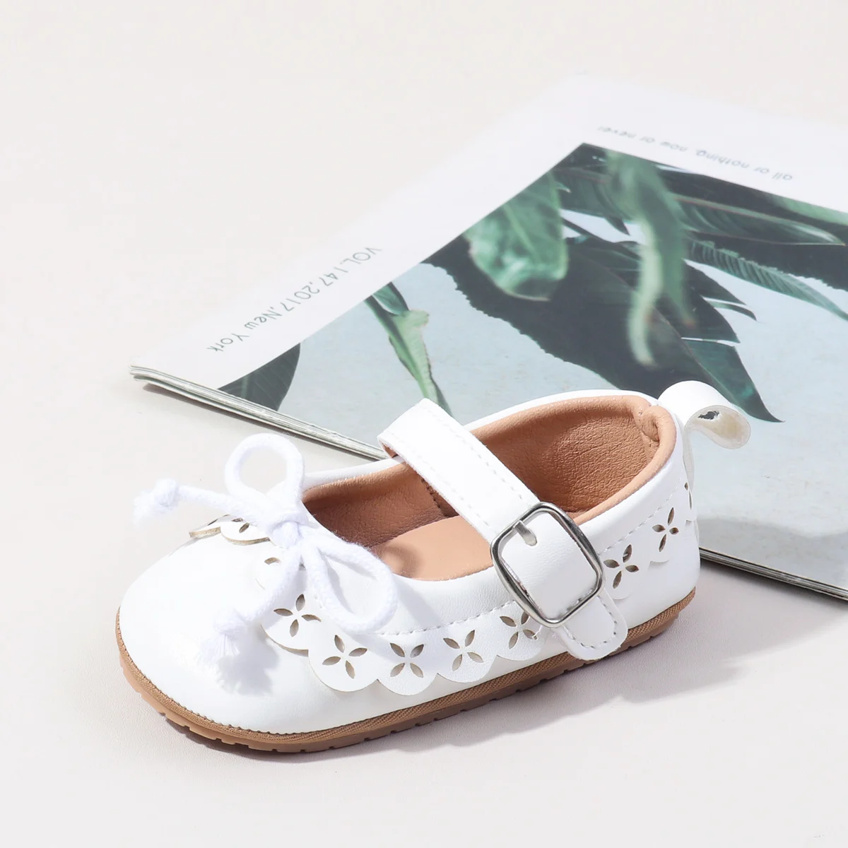 Hot Selling Spring And Autumn Baby Girls First Walking Toddler Shoes Cute Design For 0-18M Baby Girl Princess Shoes