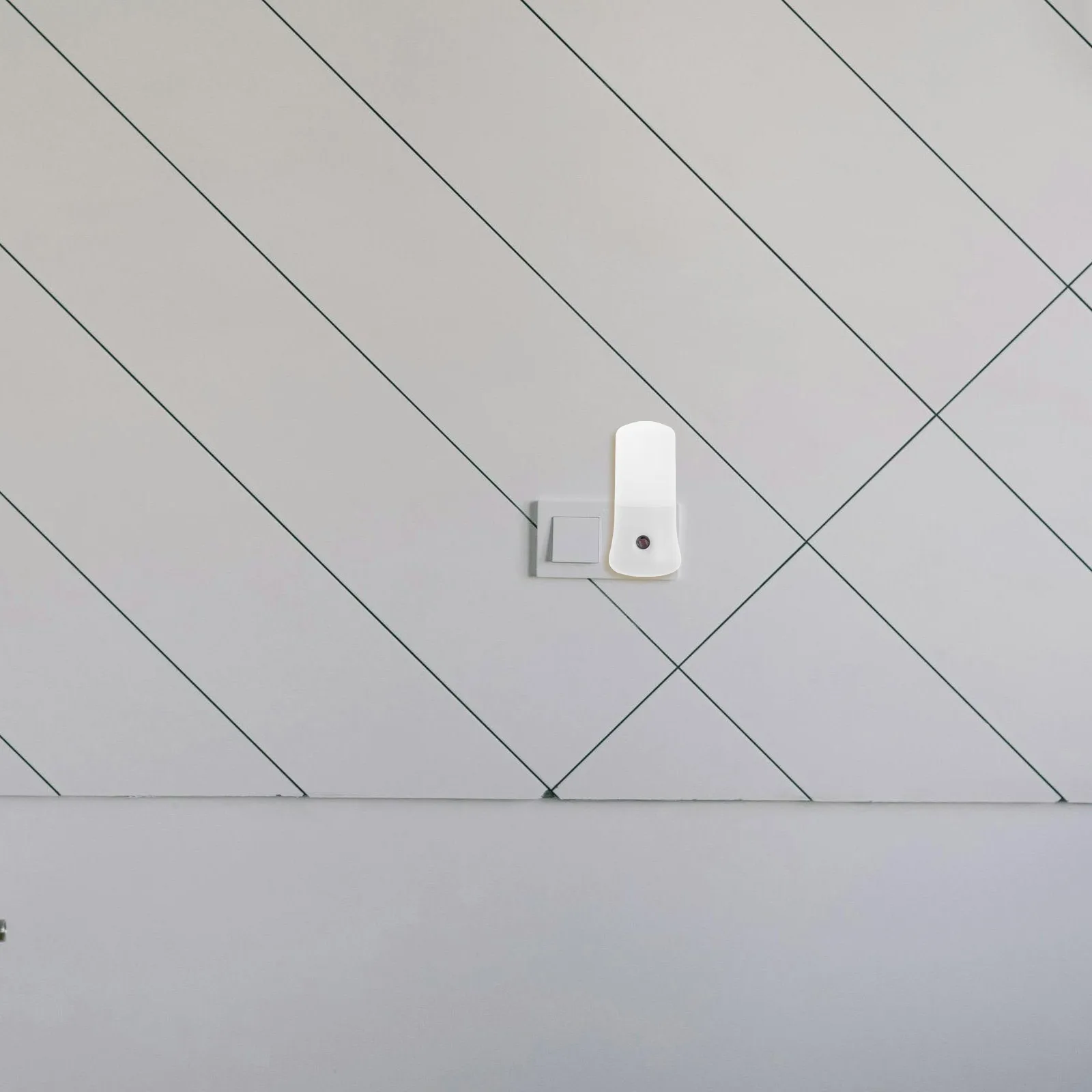 3 واط LED ضوء الليل التوصيل غرفة لينة بيضاء قابلة للشحن ضوء الليل الحضانة أباجورة مع مفتاح إيقاف التشغيل #1