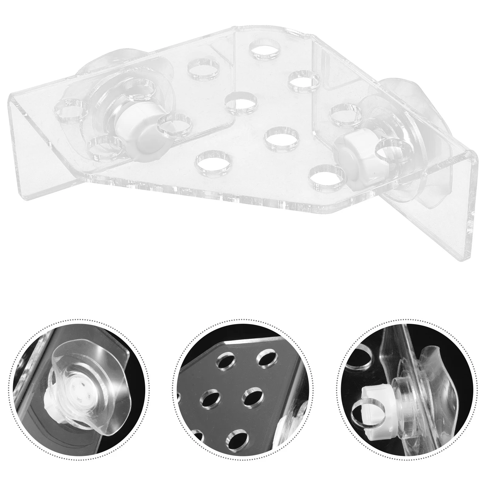 

Clear Coral Rack Acrylic Support Stand Suction Cup Holder Fish Tank Accessories Aquarium Accessories