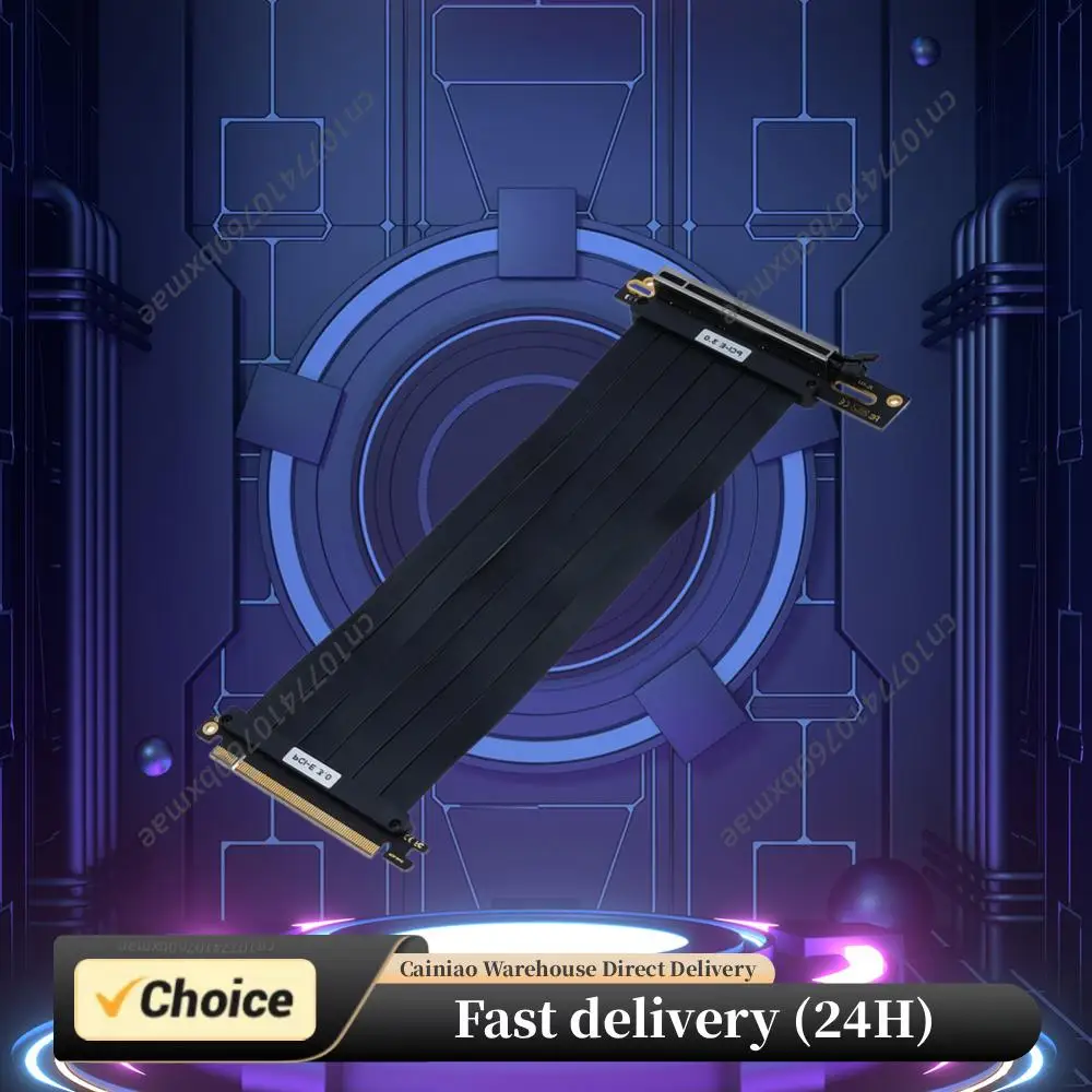 

Кабель-удлинитель PCI-E 3.0 (PCI Express Gen 3) для видеокарт, удлинительный кабель PCIE 3.0, адаптер с угловым разъемом 90 градусов