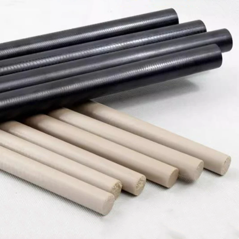 Imagem -02 - Barra Peek para Haste de Polietileno Resistência a Altas Temperaturas Peça de Precisão Plásticos Especiais de Engenharia Comprimento 500 mm 1pc