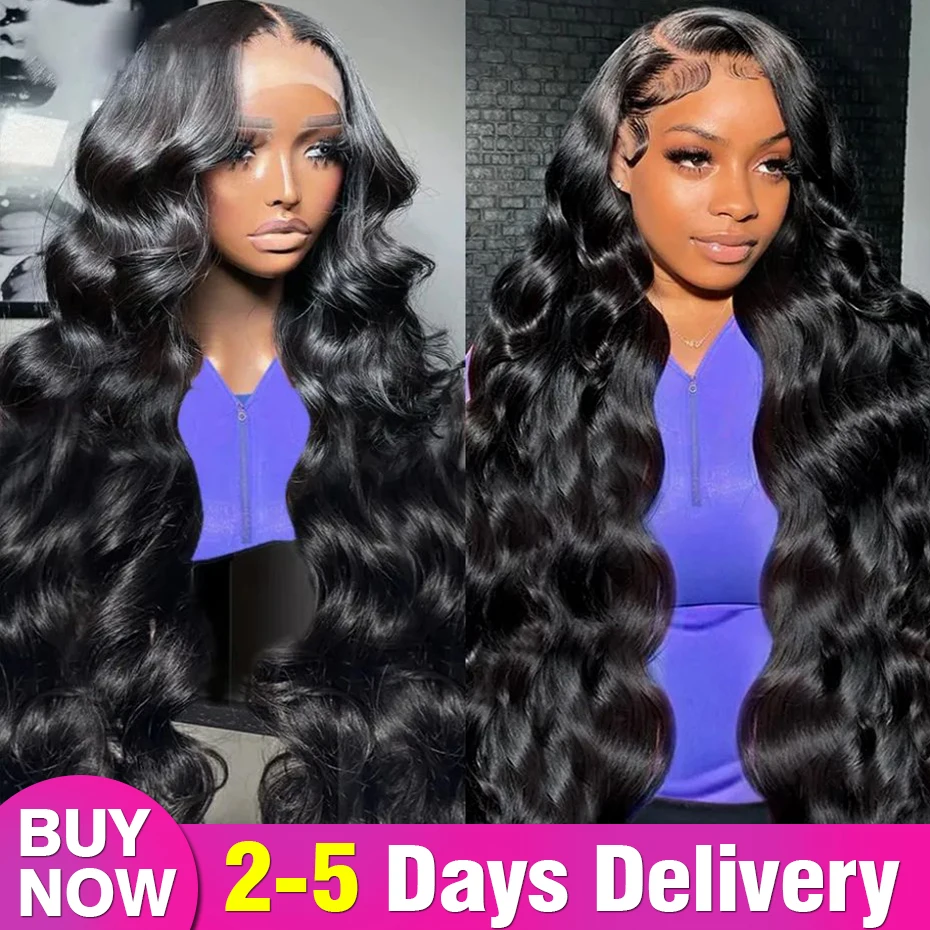 30inch Body Wave Lace Front Wigs Human Hair 13x4 13x6 Brazilian Lace Frontal Wig PrePlucked For Women 4x4 Lace Closure On Sale