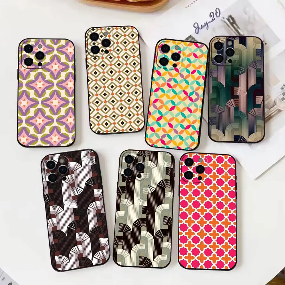 

Medieval geometry fusion Phone Case Silicone Soft For IPhone 17 16 15 14 13 12 11 X XR Plus Pro Max Plus