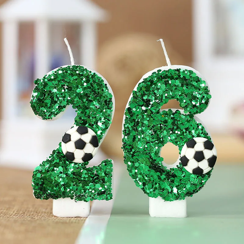 Football Candles Birthday Candles Soccer Candles Cupcake Toppers Cake Decorating Supplies Football Sports Theme Cake Decorations