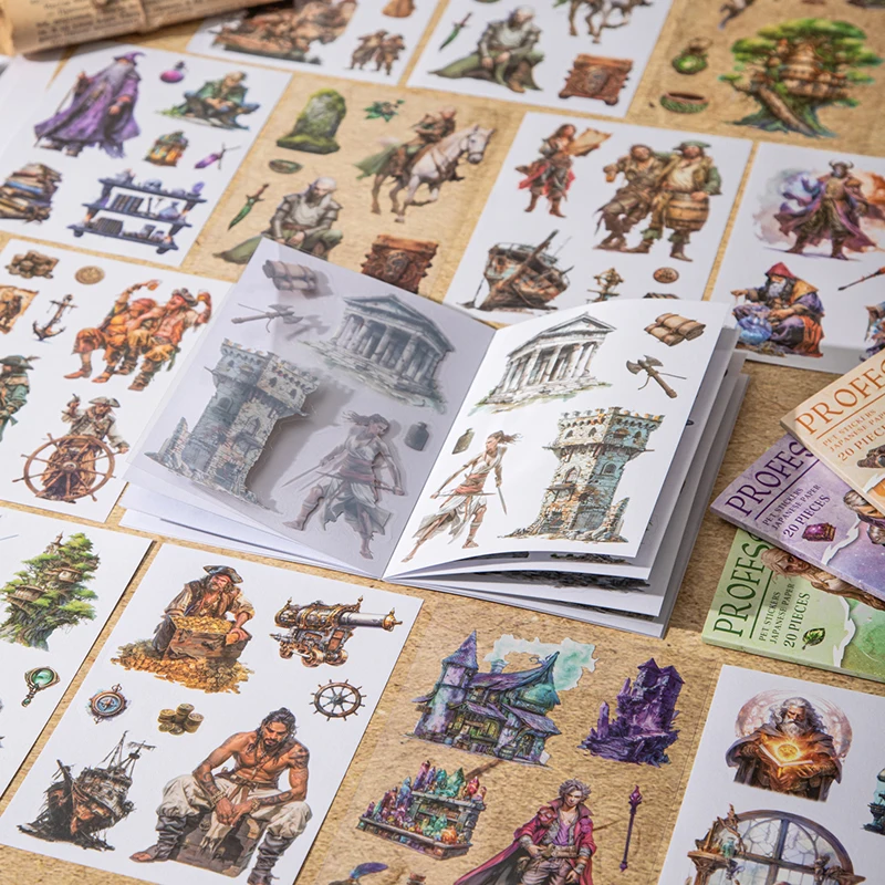 

Журнал GO, 20 шт., профессиональные наклейки в стиле фэнтези для фоторамки, карты, ремесло, сделай сам, ручная работа, скрапбукинг, коллаж, мусорные наклейки для журналов